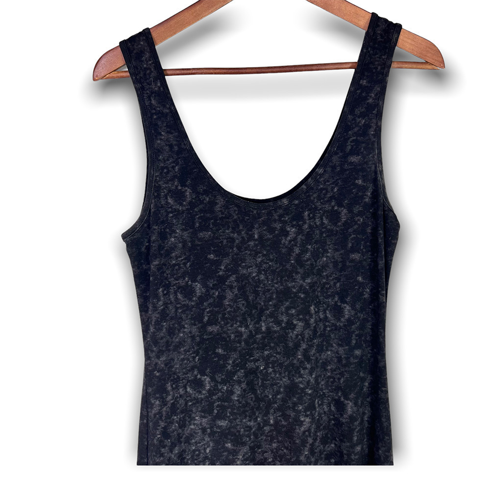 Fora Bodycon Fringe Black Tank Dress - Picture 4 of 12